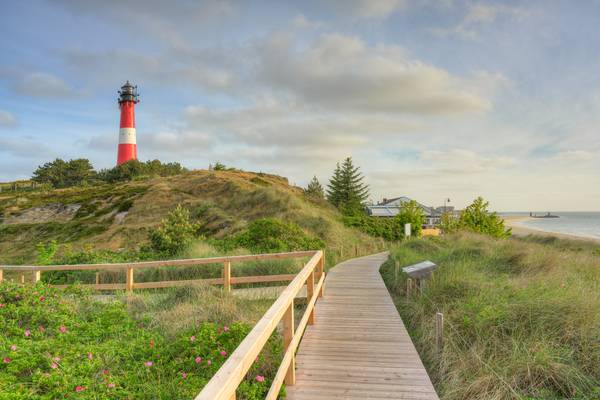 Sylt Hörnum am Morgen von Michael Valjak