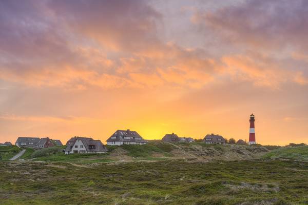 Sylt Sonnenaufgang in Hörnum von Michael Valjak