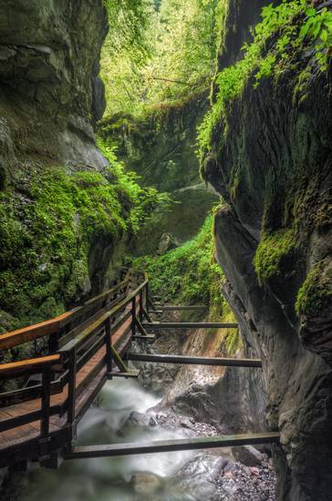 In der Seisenbergklamm in Österreich