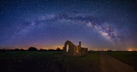 Fort Griffin Under The Night Sky