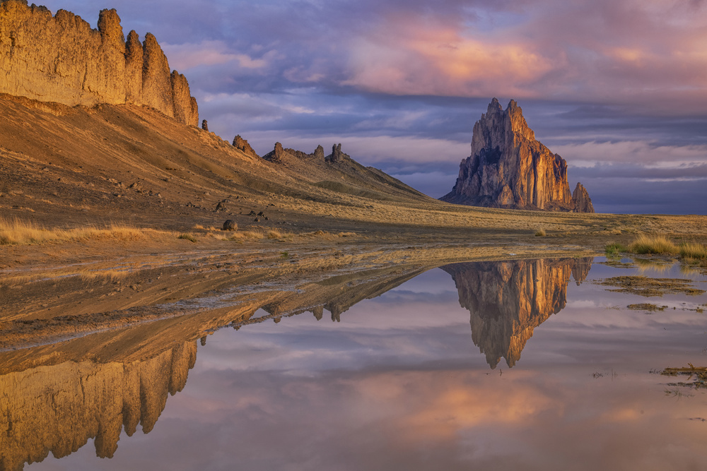 Reflection of Shiprock von Michael Zheng