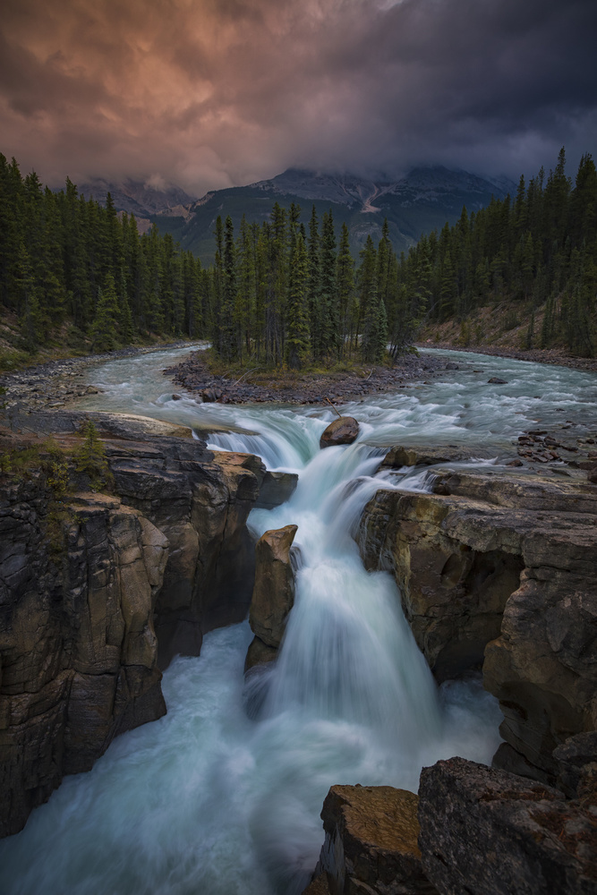 Sunwapta Falls von Michael Zheng