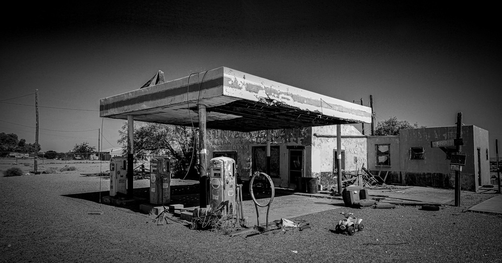 Route 66 (b&amp;w) von Michel Romaggi