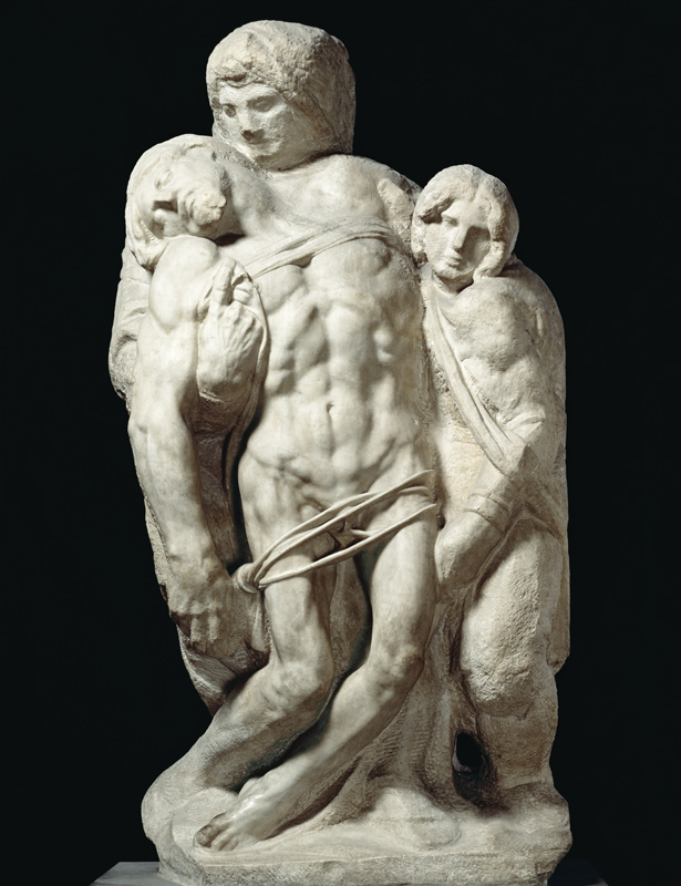 The Palestrina Pieta von Michelangelo (Buonarroti)