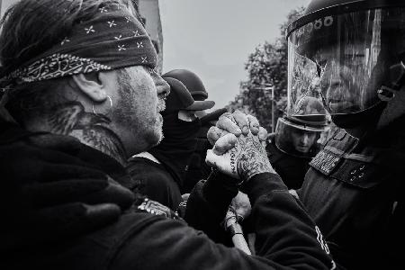 Boston Rally stand off