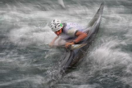 slalom on rapids