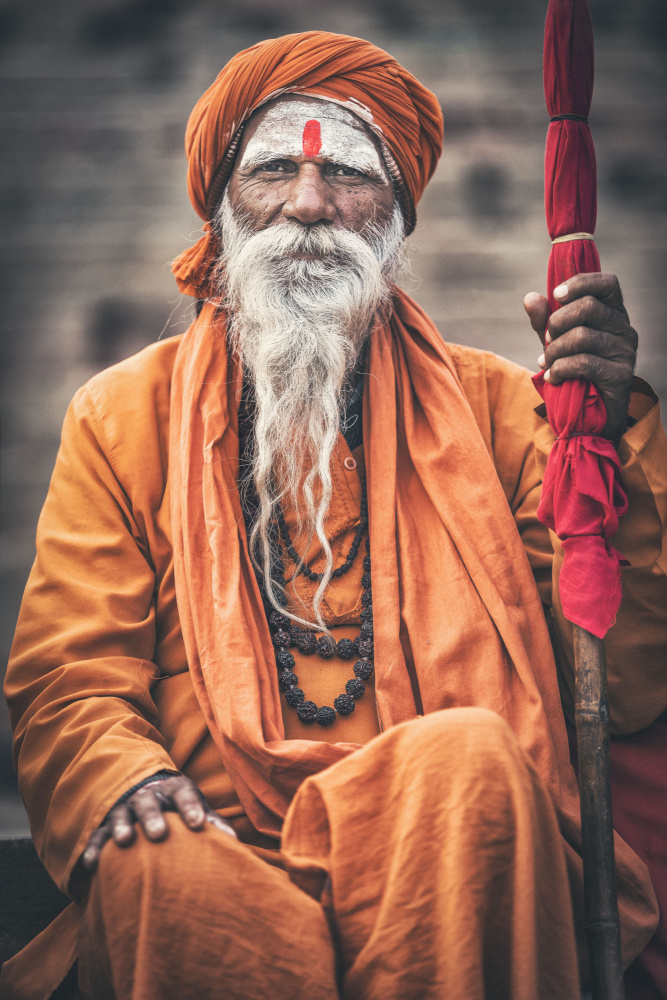 Varanasi Guru von Milton Louiz