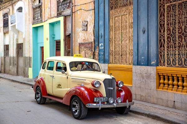 Taxi Havana, Cuba, Oldtimer, Kuba von Miro May