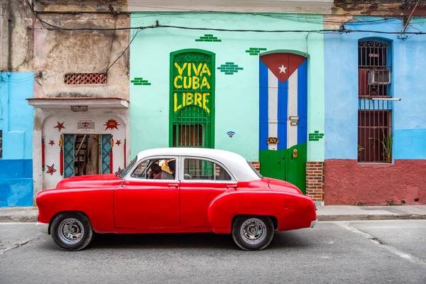 Viva Cuba, Havana, Oldtimer, Kuba von Miro May