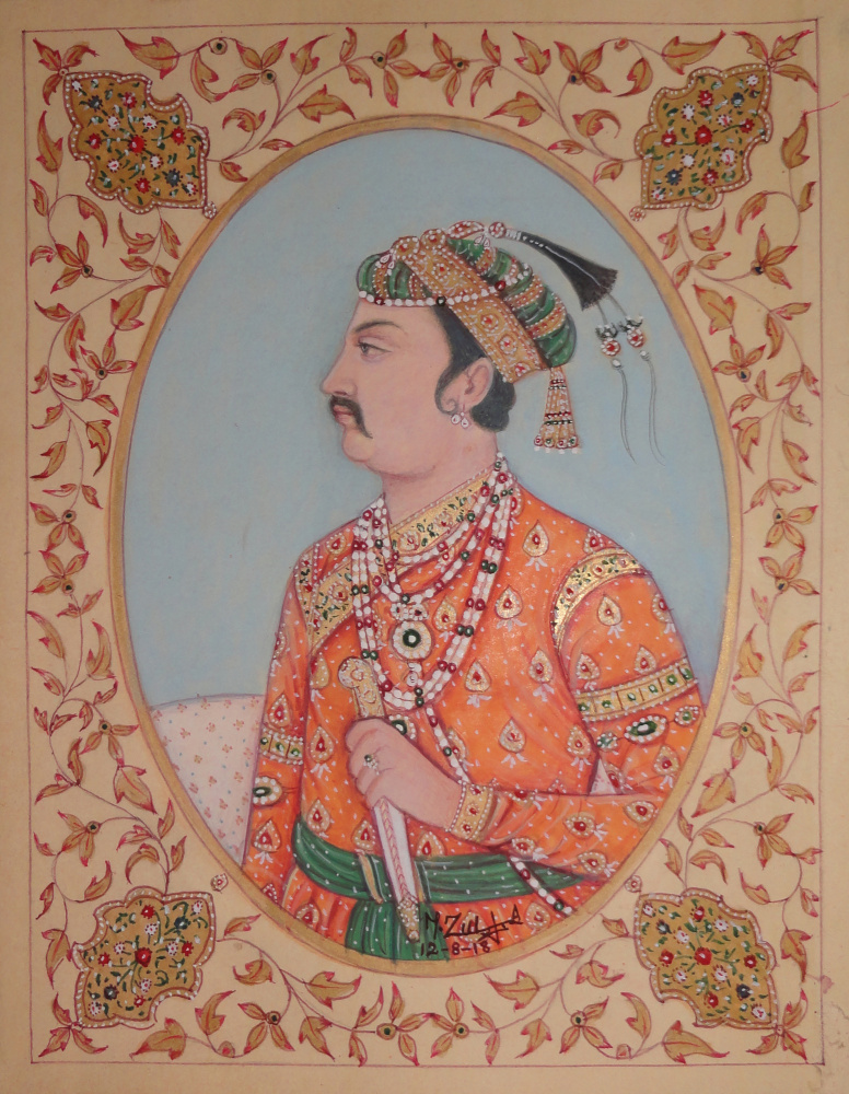 Mughal king Jhannghir von Mirza Baig