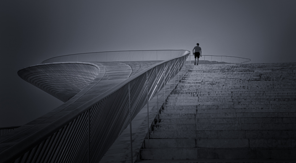 Running on Roof Top von Molly Fu