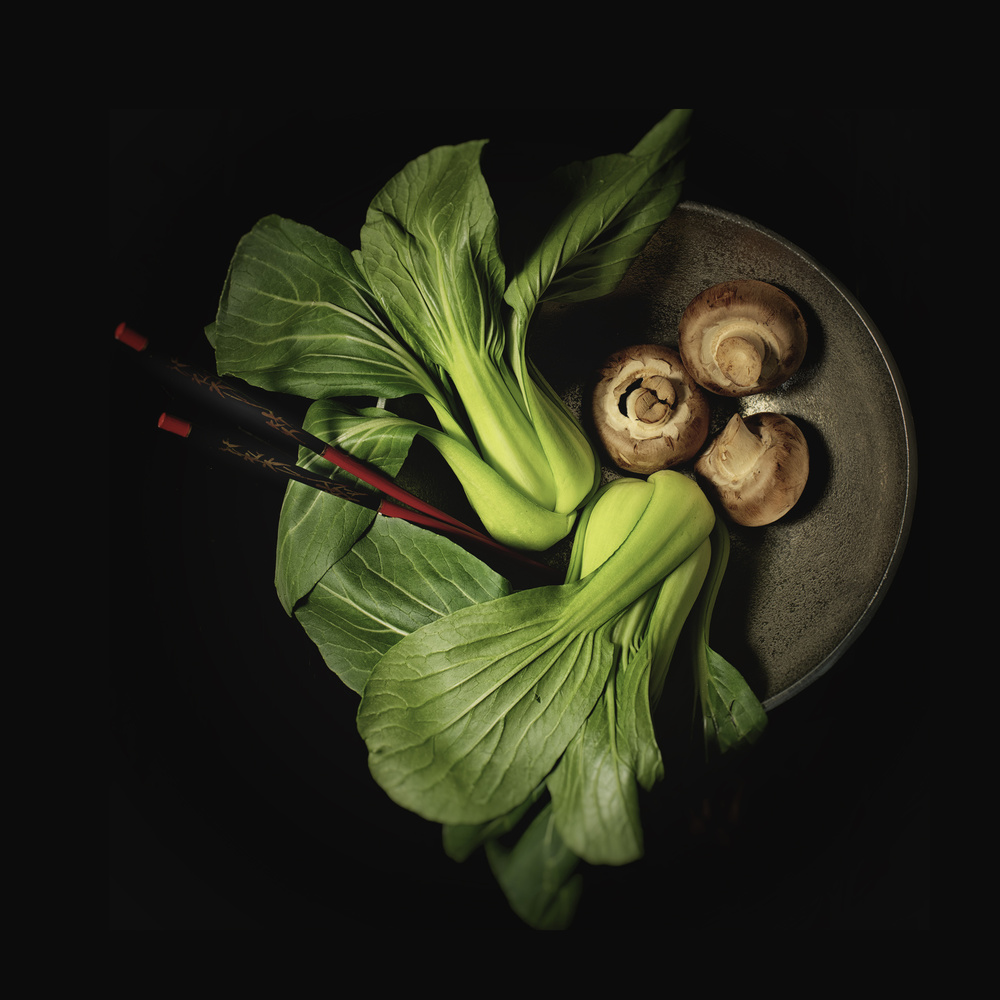 Still life baby bok choy von Monique van Velzen