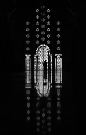 in the Hassan II Mosque