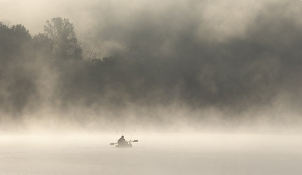 Misty Lake von Mountain Cloud