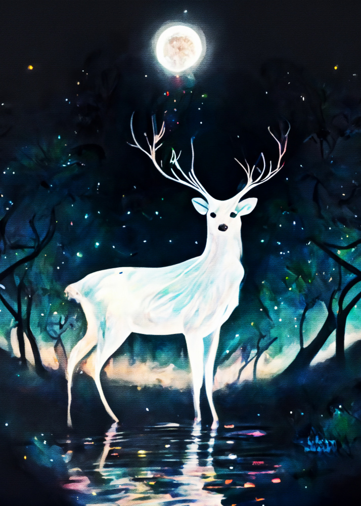 Paint Deer von Muh Asdar