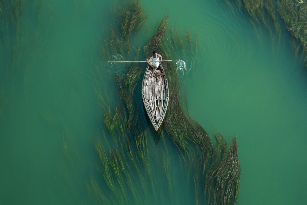 Crossing algae river von Muhammad Amdad Hossain