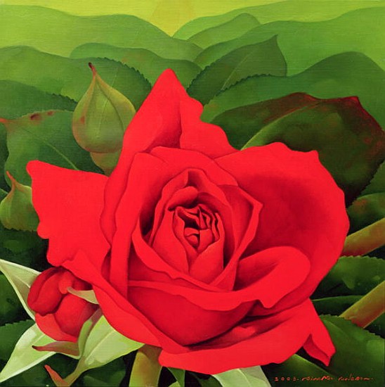 The Rose, 2003 (oil on canvas)  von Myung-Bo  Sim