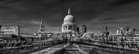 The Cathedral and The Millennium Bridge