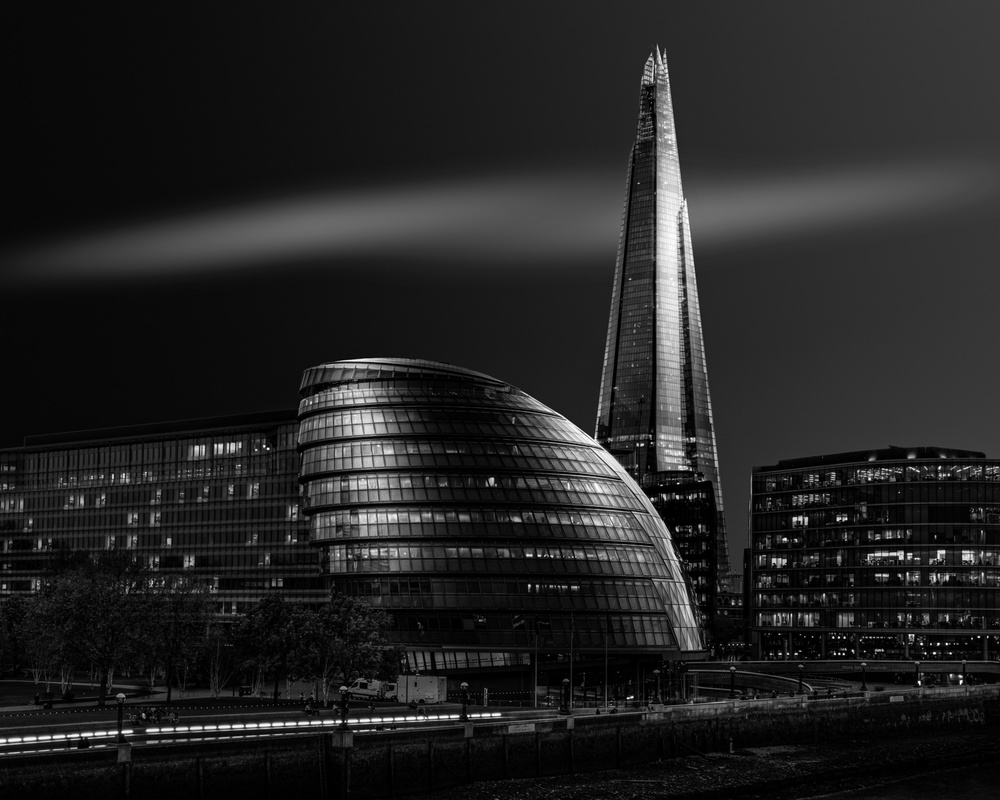 London City Hall and The Shard von Nader El Assy