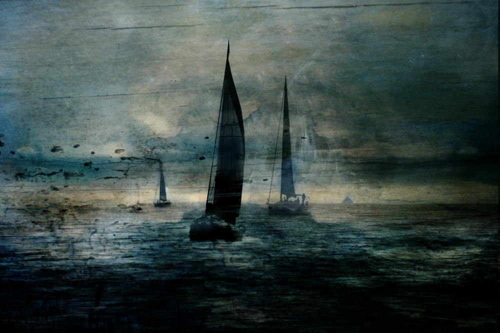 Sailing boats in the bay von Natalia