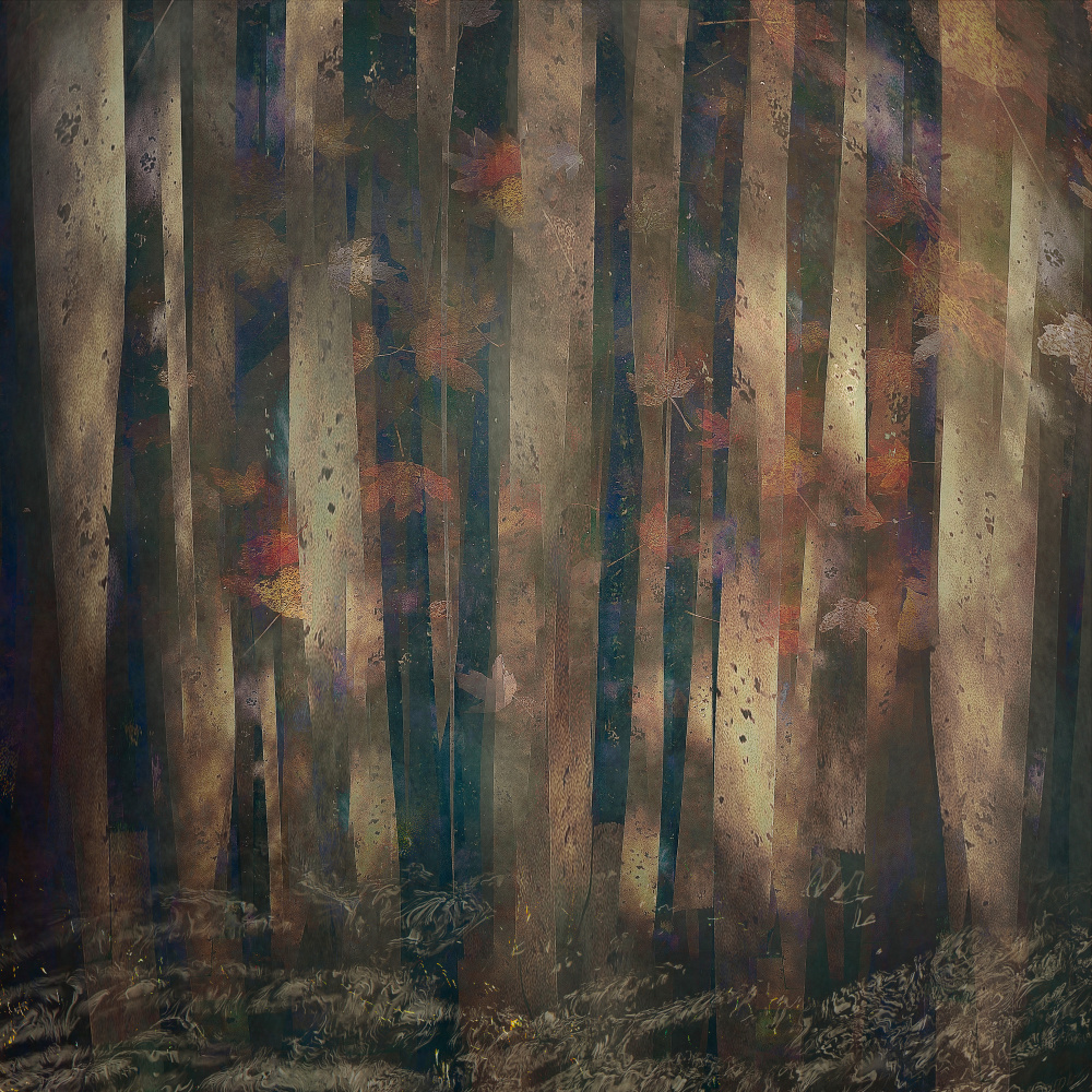 Forest abstract von Nel Talen