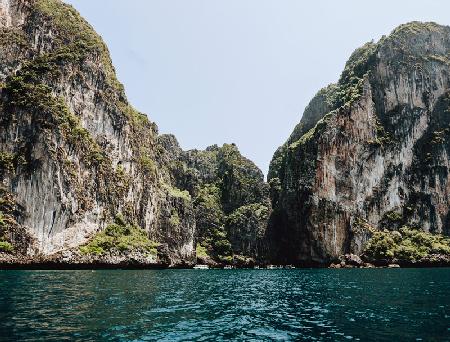 Felsen der Insel Koh Phi Phi Leh, Thailand