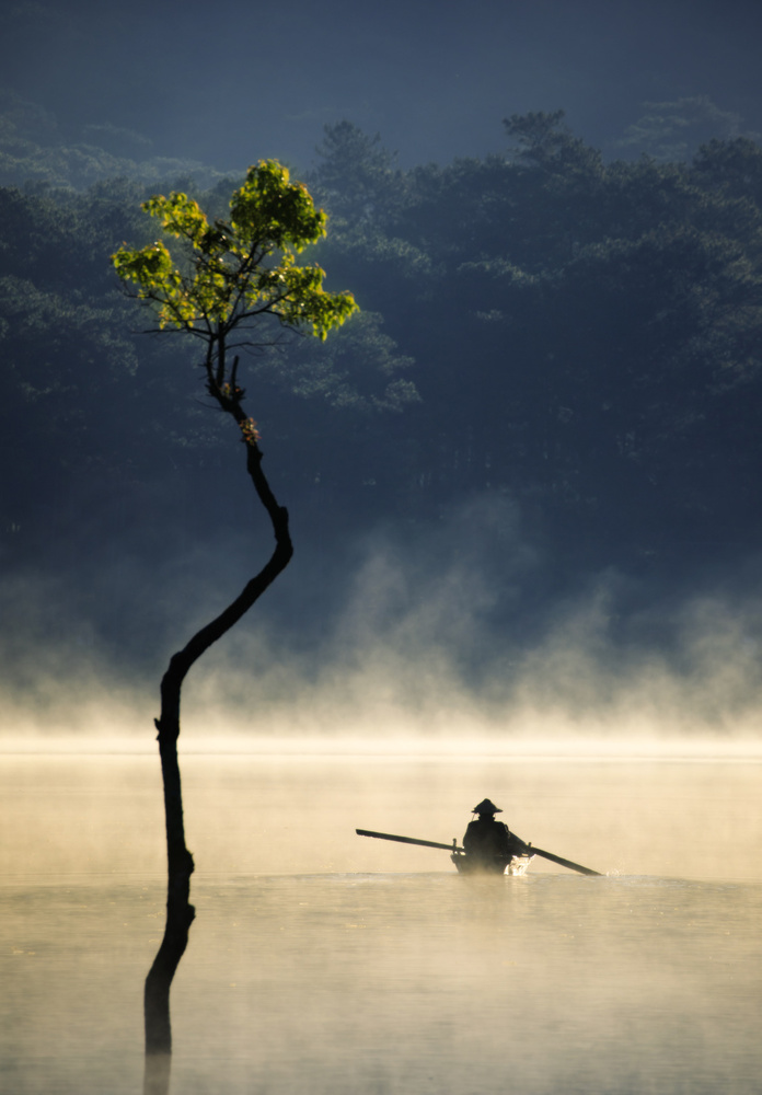 Alone in space von Nguyen Tan Tuan