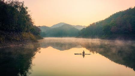 Autumn at Ban Viet Lake