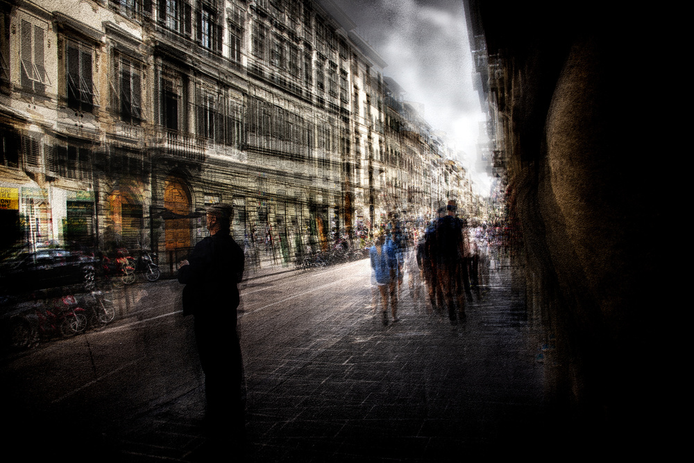 On the streets of Florence von Nicodemo Quaglia