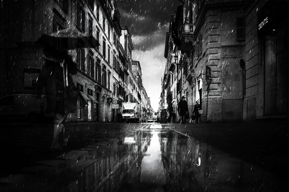 Last rains in the city von Nicodemo Quaglia