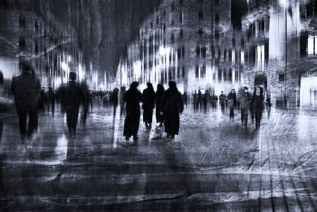 Four nuns at the Spanish Steps