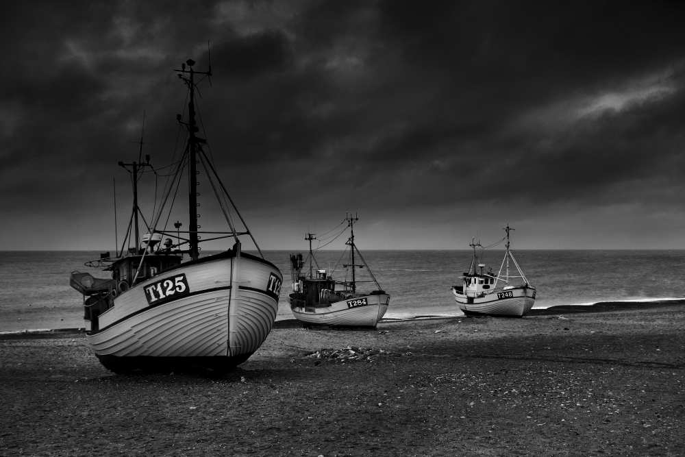 Beach fishing von Niels Christian Wulff