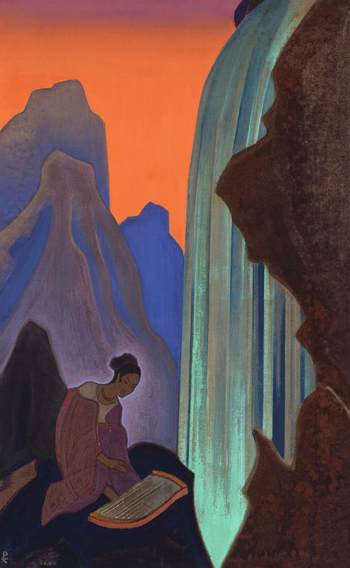 Das Lied des Wasserfalls von Nikolai Konstantinow Roerich