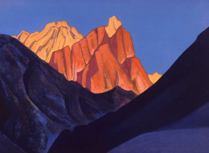 Der Himalaya von Nikolai Konstantinow Roerich