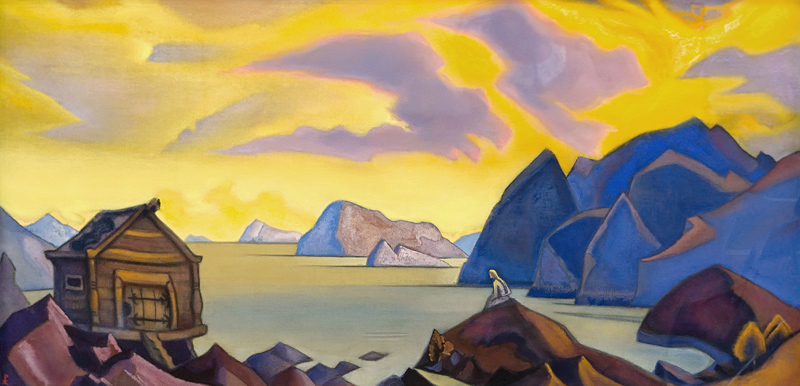 Die Wartende von Nikolai Konstantinow Roerich