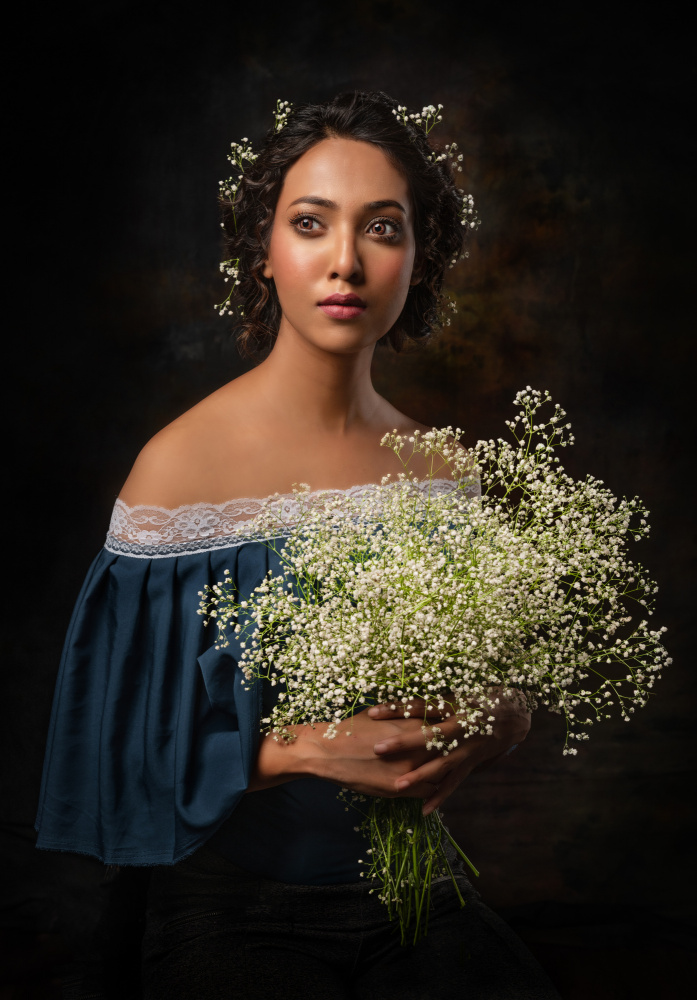 Flower Lady von Nilendu Banerjee