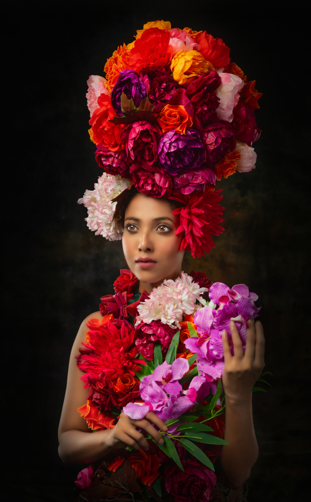 Flower Queen von Nilendu Banerjee