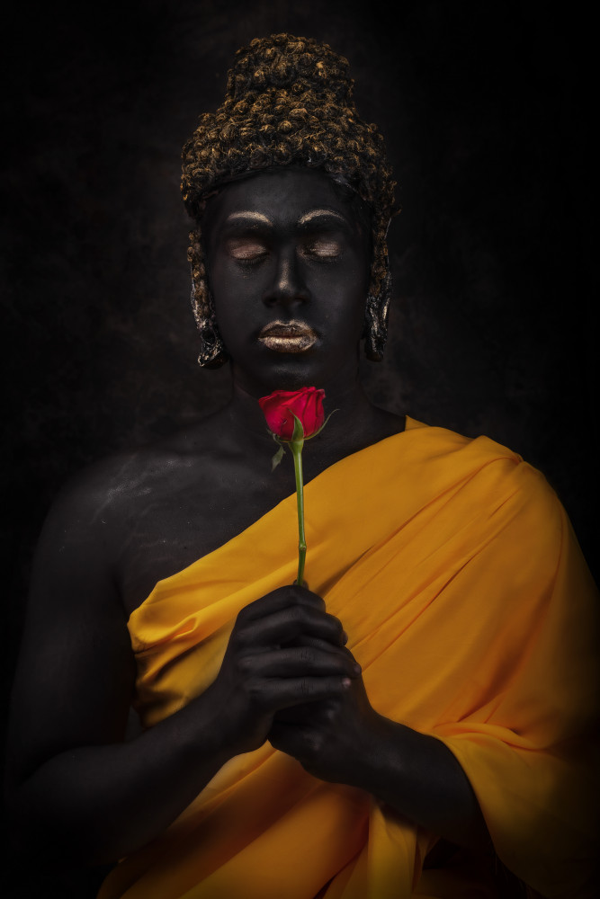 Conceptual Buddha Art von Nilendu Banerjee