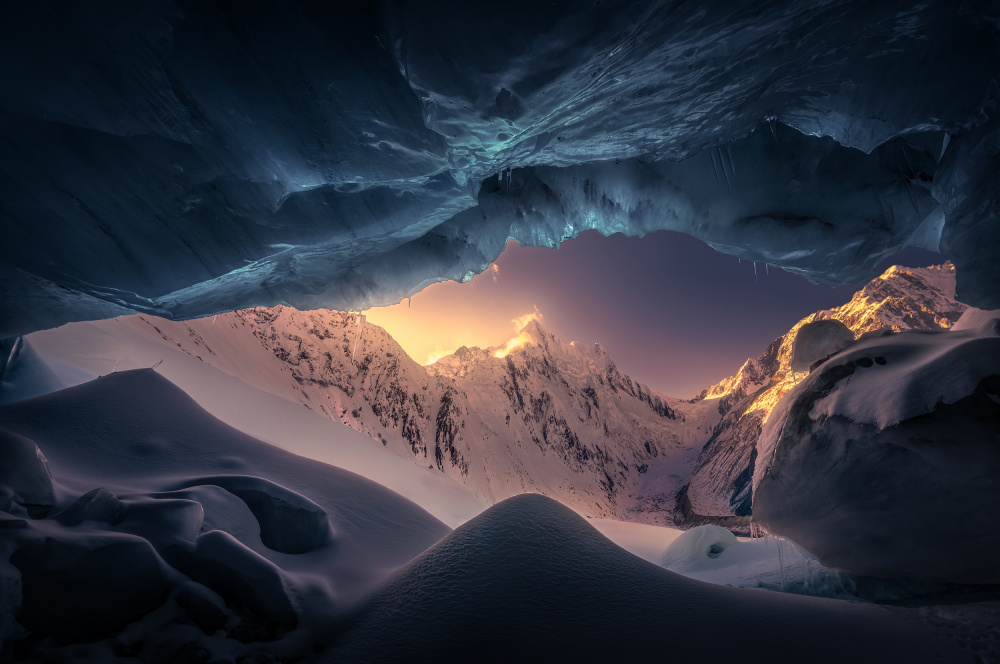 Blue ice cave von NingYun Ye