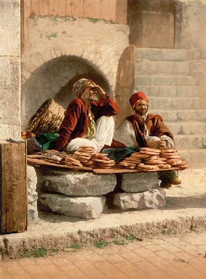 Brotverkäufer in Jerusalem