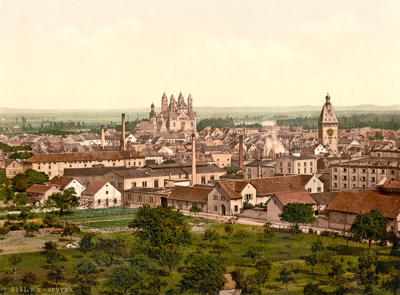 Speyer, Stadtansicht von 