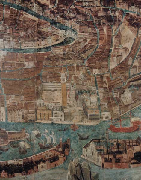 Venedig, Vogelschau, um 1600 von 