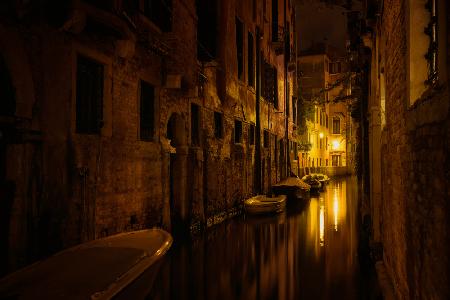 Venice at night