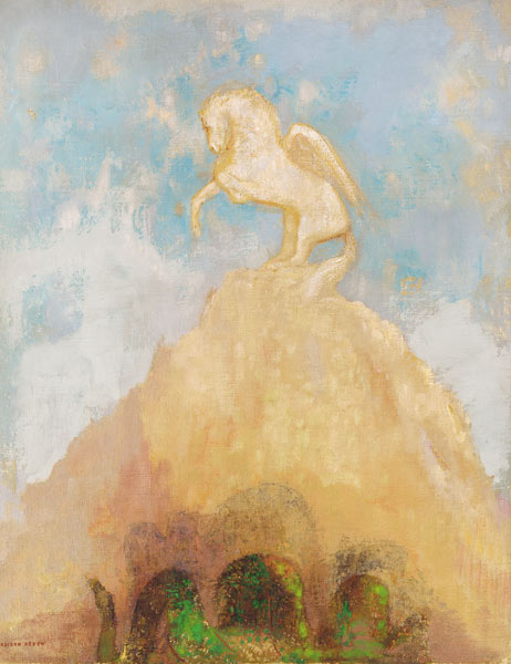 White Pegasus von Odilon Redon