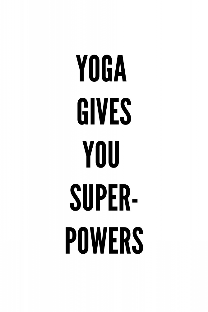 Yoga Power von Oju Design