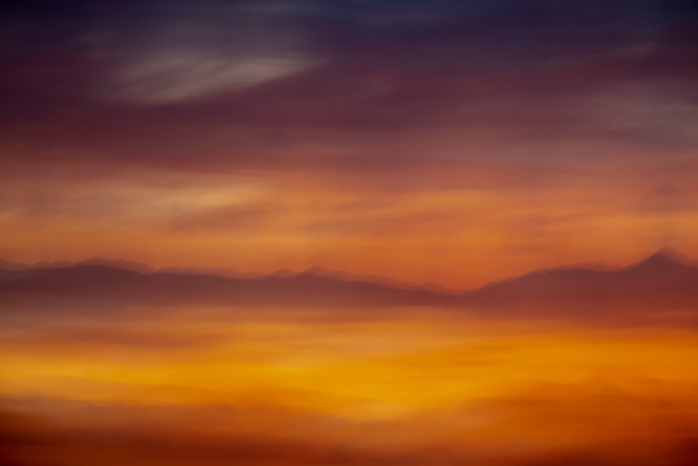 Sunrise Abstract von Olivier Catherine