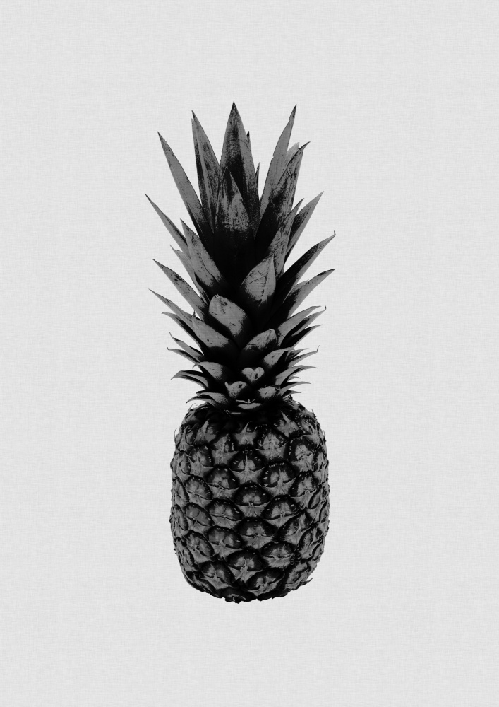 Pineapple Black & White von Orara Studio