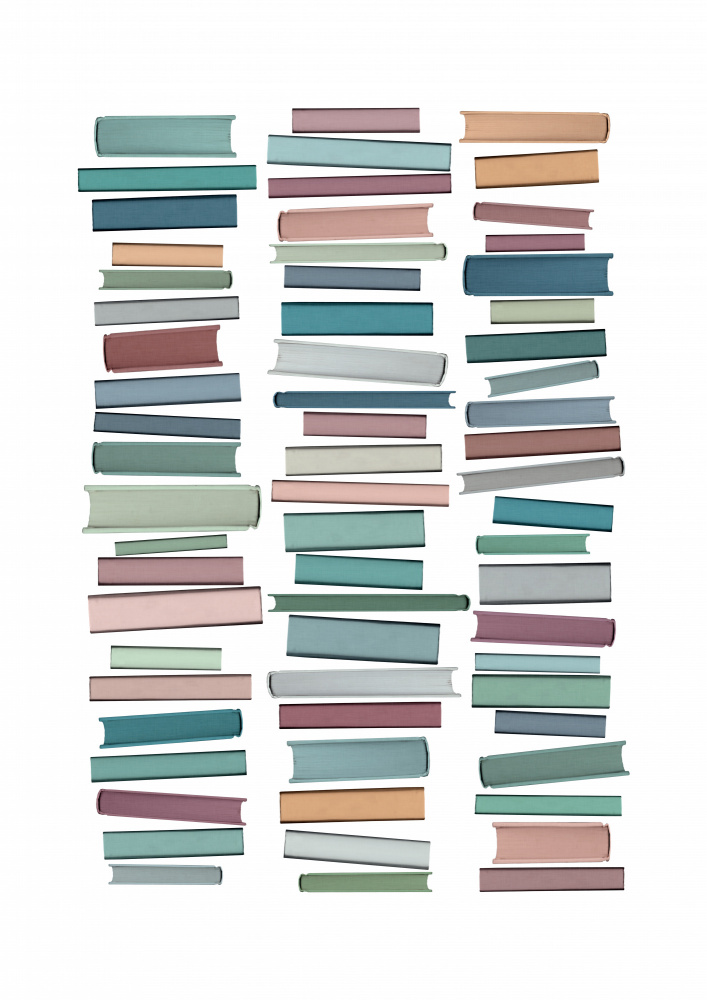 Books Pastel von Orara Studio