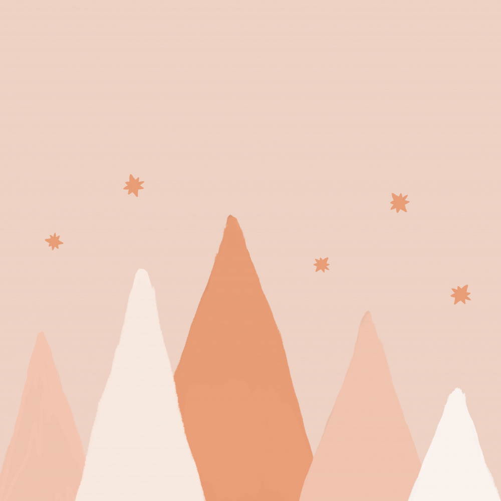 Blush Mountains von Orara Studio