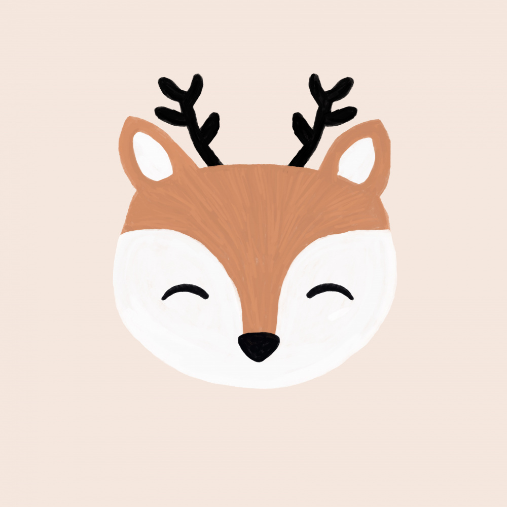 Blush Deer von Orara Studio